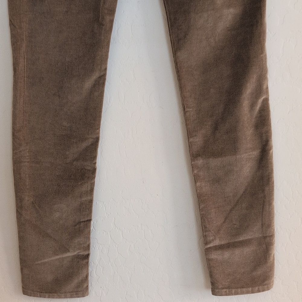 Levis 710 Corduroy Super Skinny Brown Pants - Size 27 - Picture 6 of 11